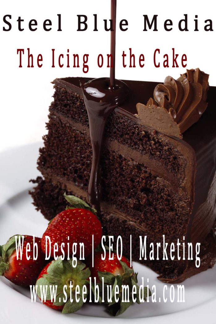 Steel Blue Media ad, the icing on the cake