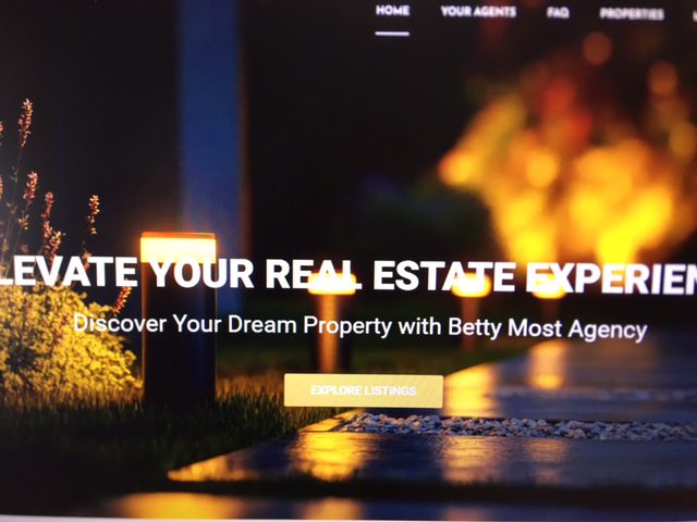 Betty Most Agency website