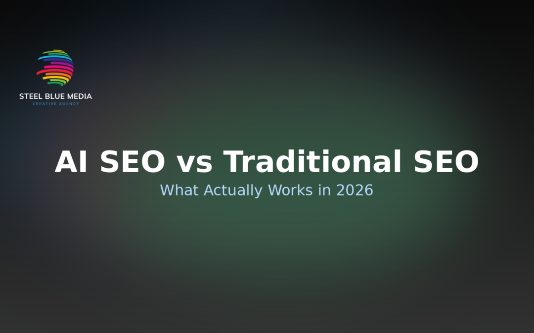 Ai SEO vs. Traditional SEO, Steel Blue Media